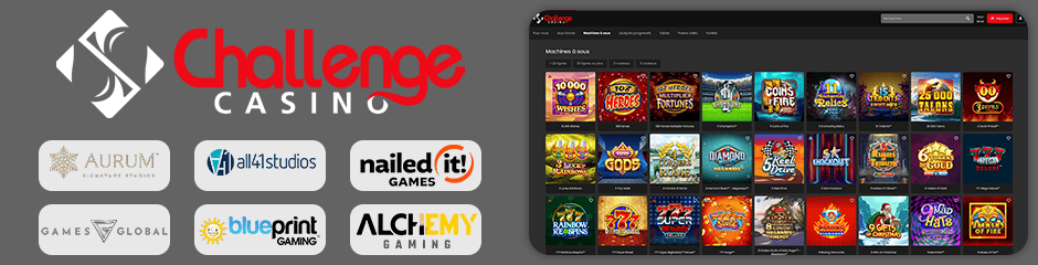 Challenge Casino games and software