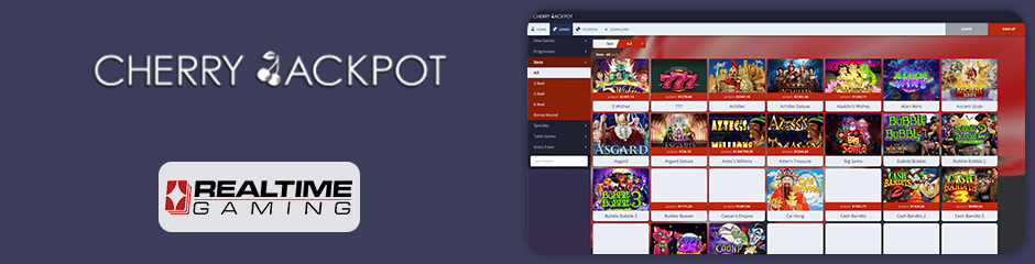 Cherry Jackpot Casino games and software