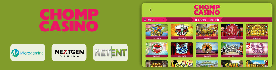 chomp casino games and software