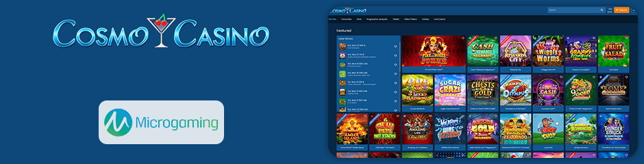 Cosmo Casino Top games and software