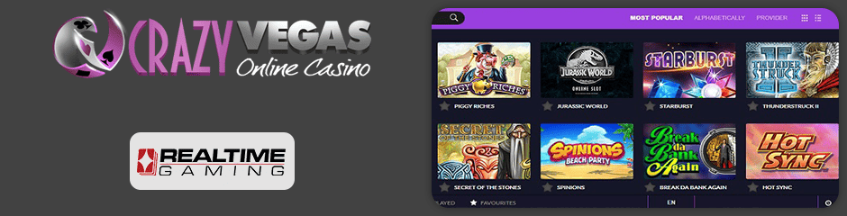 Crazy Vegas Casino games and software