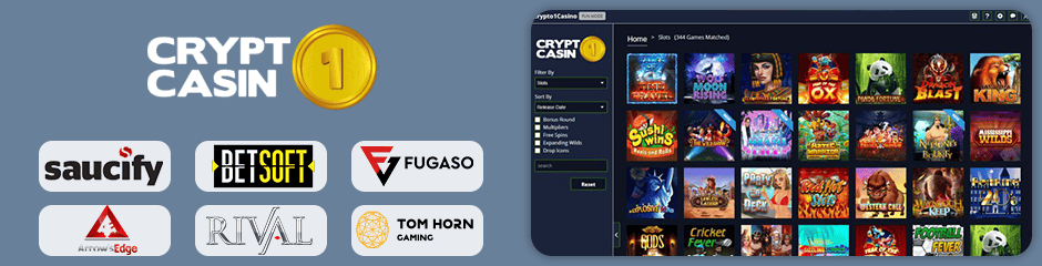 Crypto 1 Casino games and software