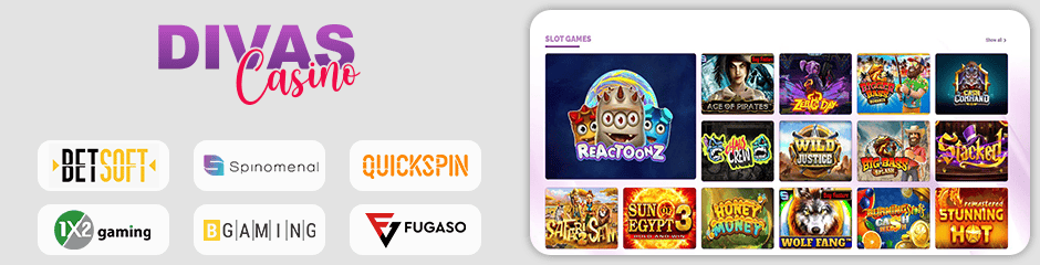 Diva's Casino games and software