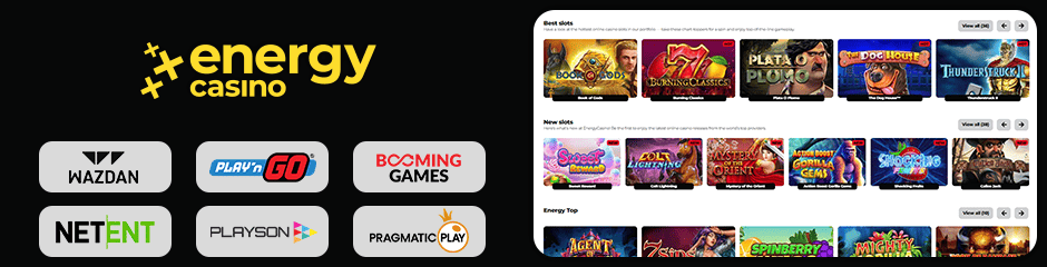 Energy Casino games and software