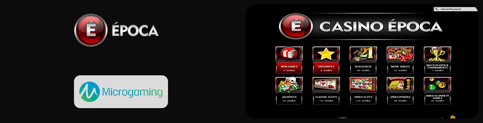 Epoca Casino games and software