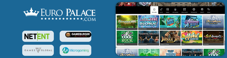 Euro Palace Casino games and software