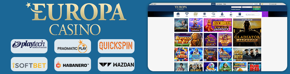 Europa Casino games and software