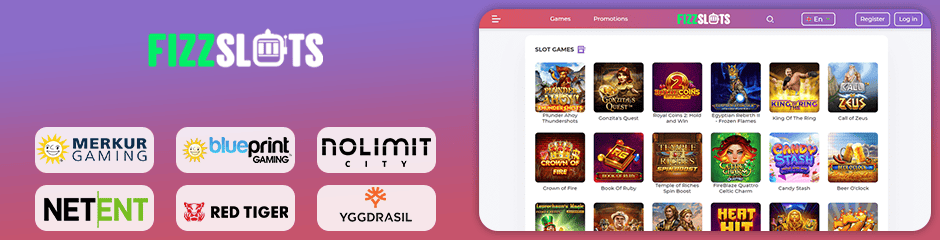 FizzSlots Casino games and software