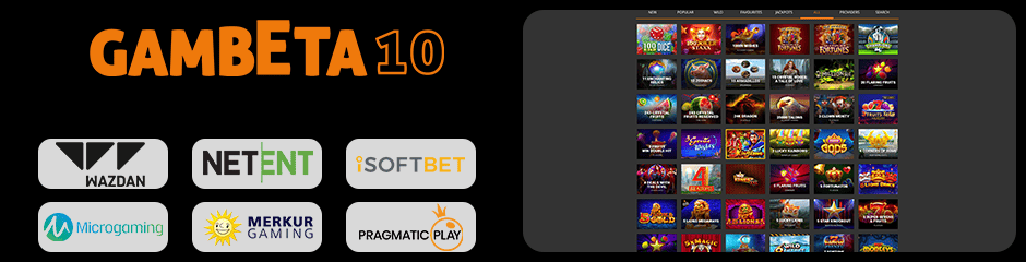 Gambeta10 Casino games and software