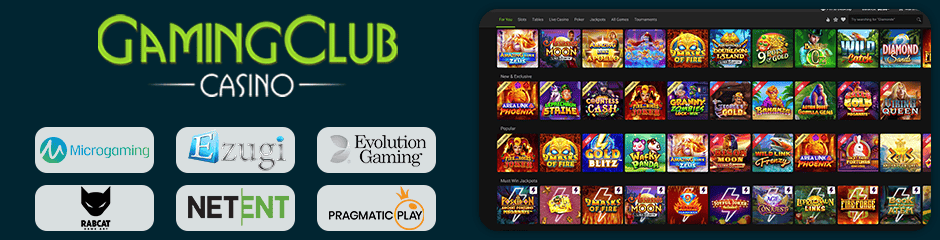 Gaming Club Casino games and software