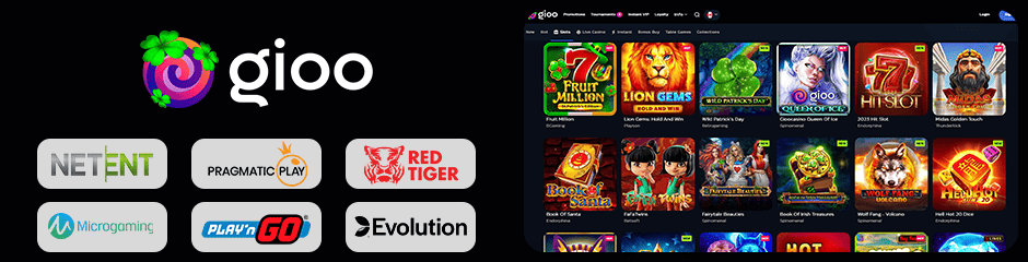 Gioo Casino games and software