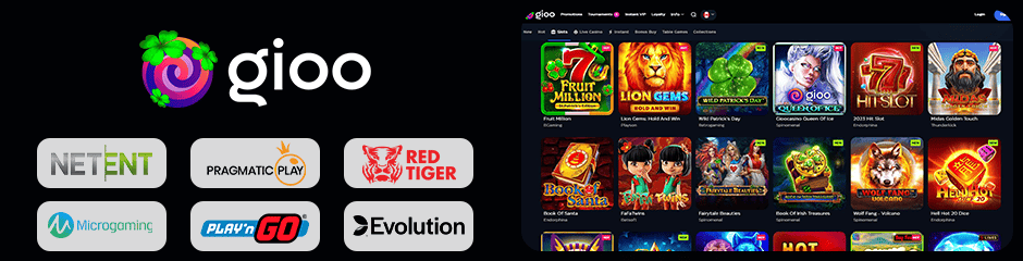 Gioo Casino games and software