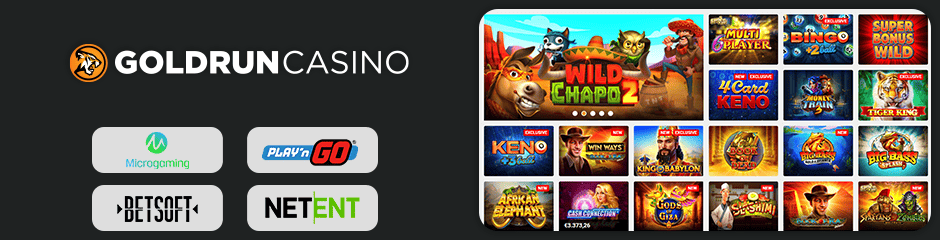 GoldRun Casino games and software
