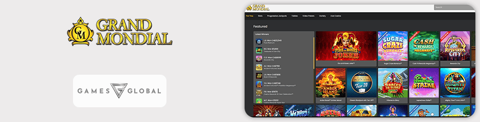 Grand Mondial Casino games and software