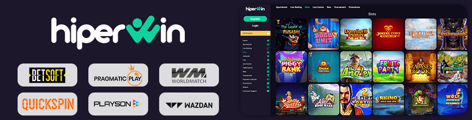 Hiperwin Casino games and software