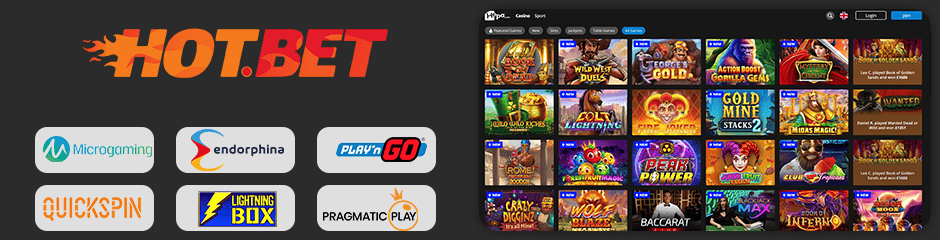 HotBet Casino games and software