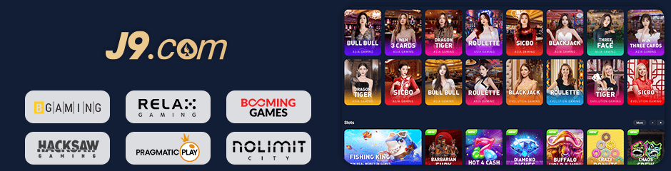 J9 Casino games and software
