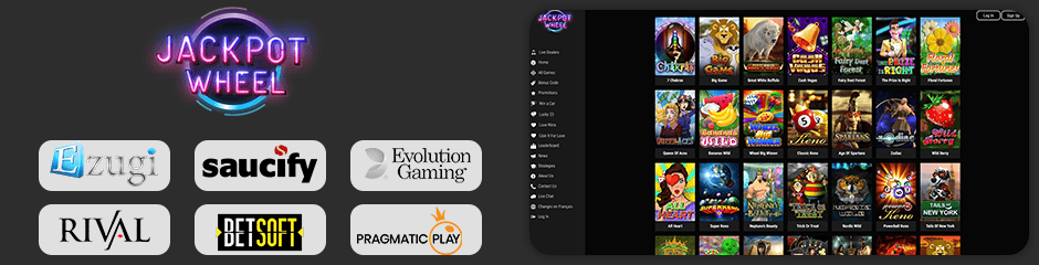 Jackpot Wheel Casino games and software