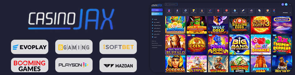 Jax Casino games and software