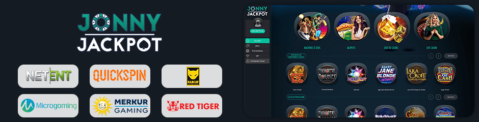 Jonny Jackpot Casino games and software