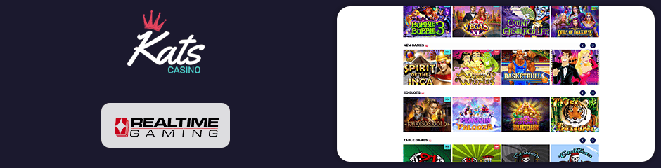 Kats Casino games and software