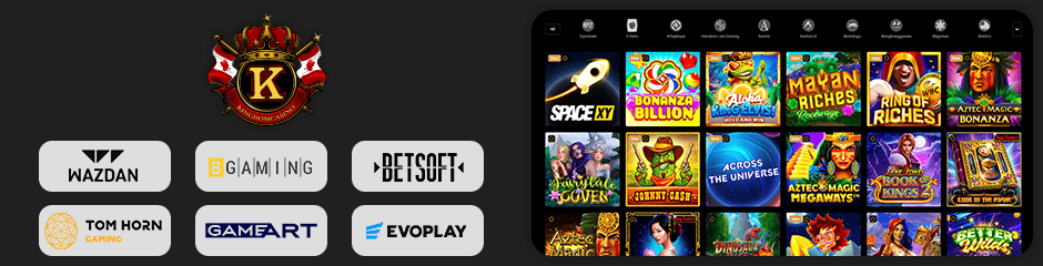 Casino Kingdom games and software