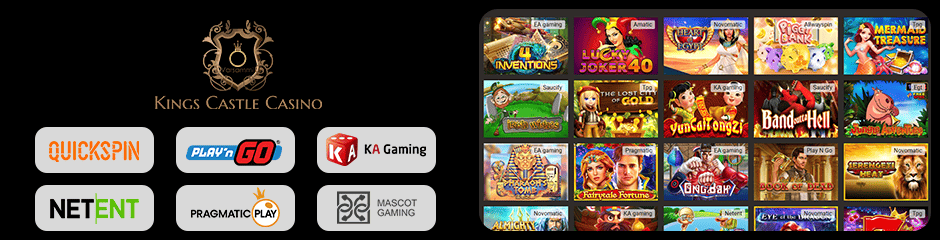 Kings Castle Casino games and software