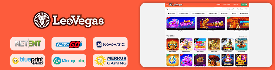 Leo Vegas Casino games and software