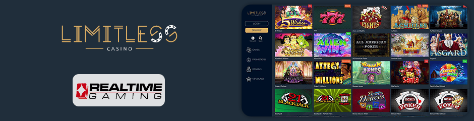 Limitless Casino games and software