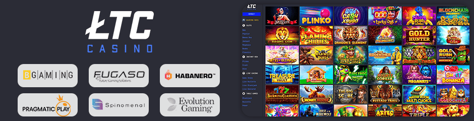 LTC Casino games and software