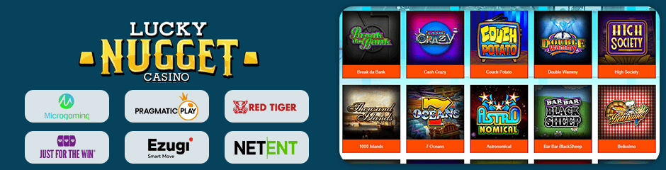 Lucky Nugget Casino games and software