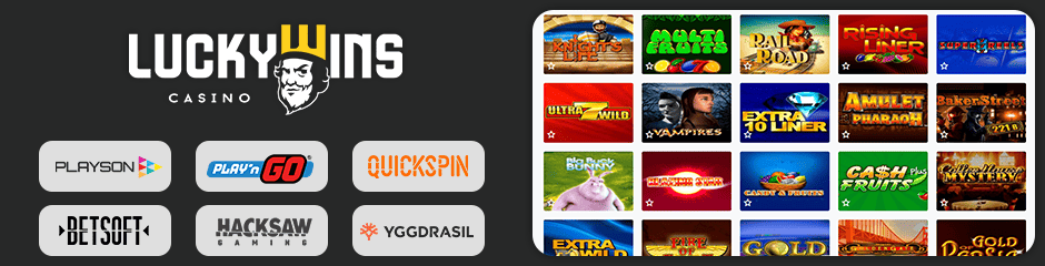 LuckyWins Casino games and software