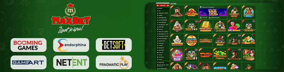 Max Bet Casino games and software