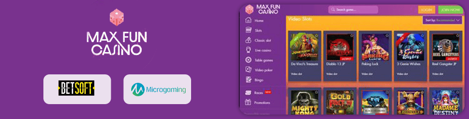 Max Fun Casino game and software