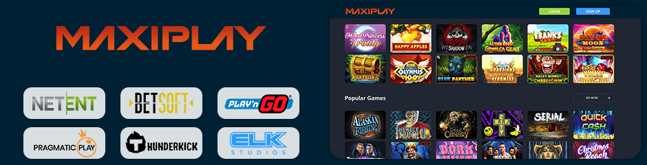 Maxiplay Casino games and software