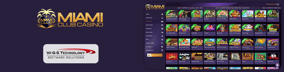 miami club casino games and software