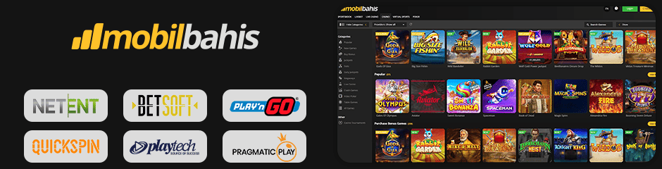 Mobilbahis Casino games and software