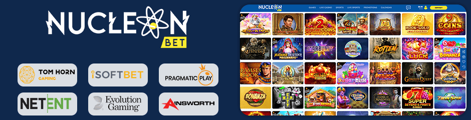 NucleonBet Casino games and software