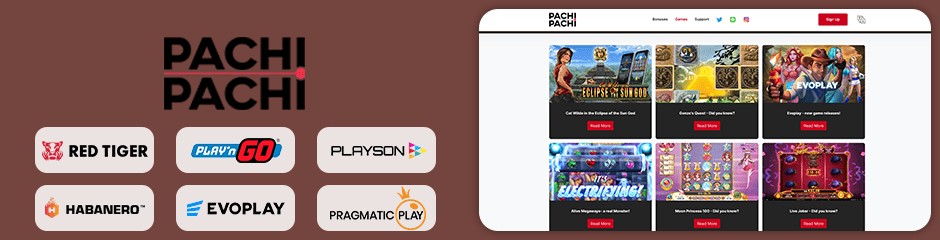 PachiPachi Casino games and software