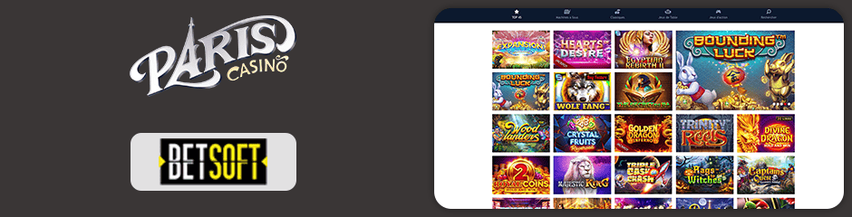 paris casino games and software
