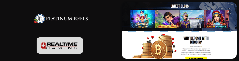 platinum reels casino games and software