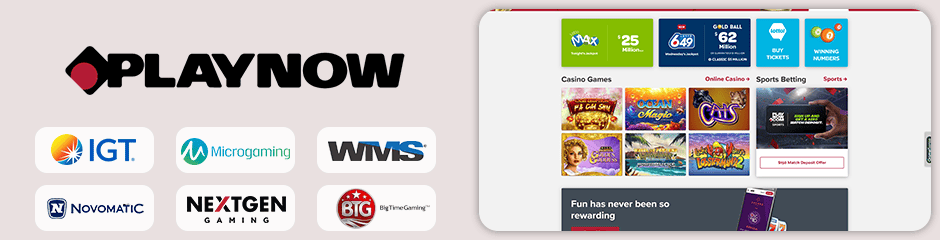 playnow casino games and software
