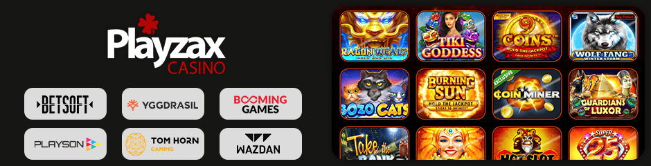 PlayZAX Casino games and software