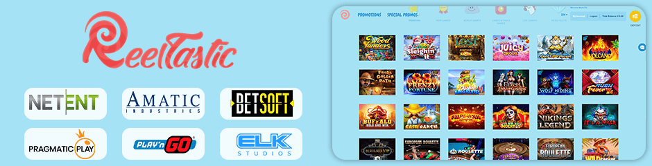 reeltastic games and software