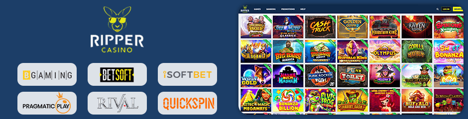 Ripper Casino games and software