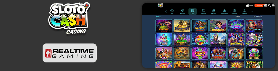 Sloto Cash Casino games and software