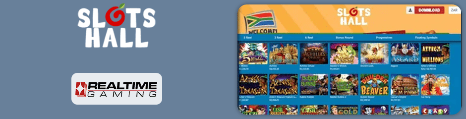 Slotshall Casino games and software