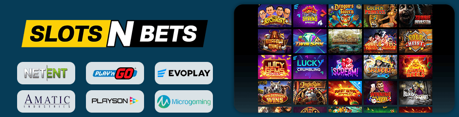 SlotsNBets Casino games and software