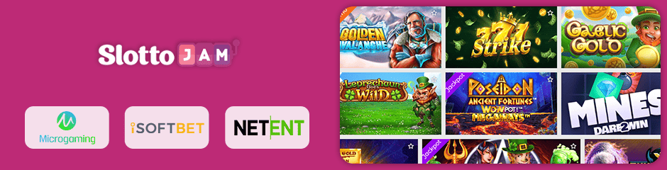 SlottoJAM Casino games and software