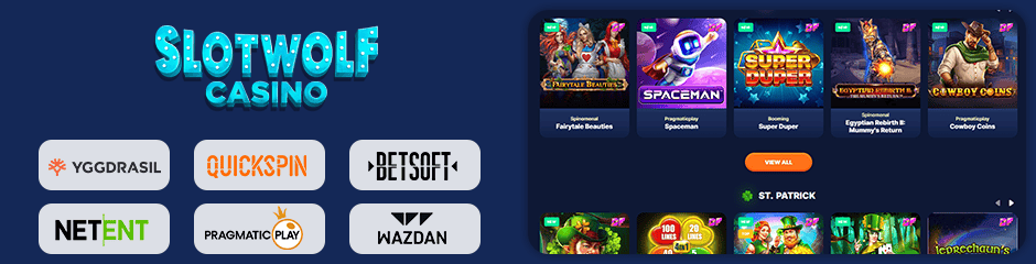 Slotwolf Casino games and software